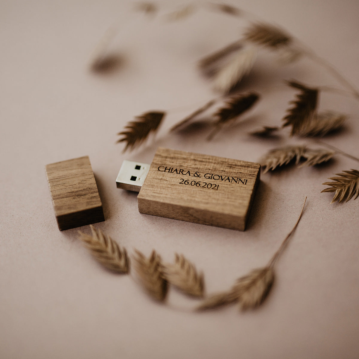 3.0 Wide wooden  USB