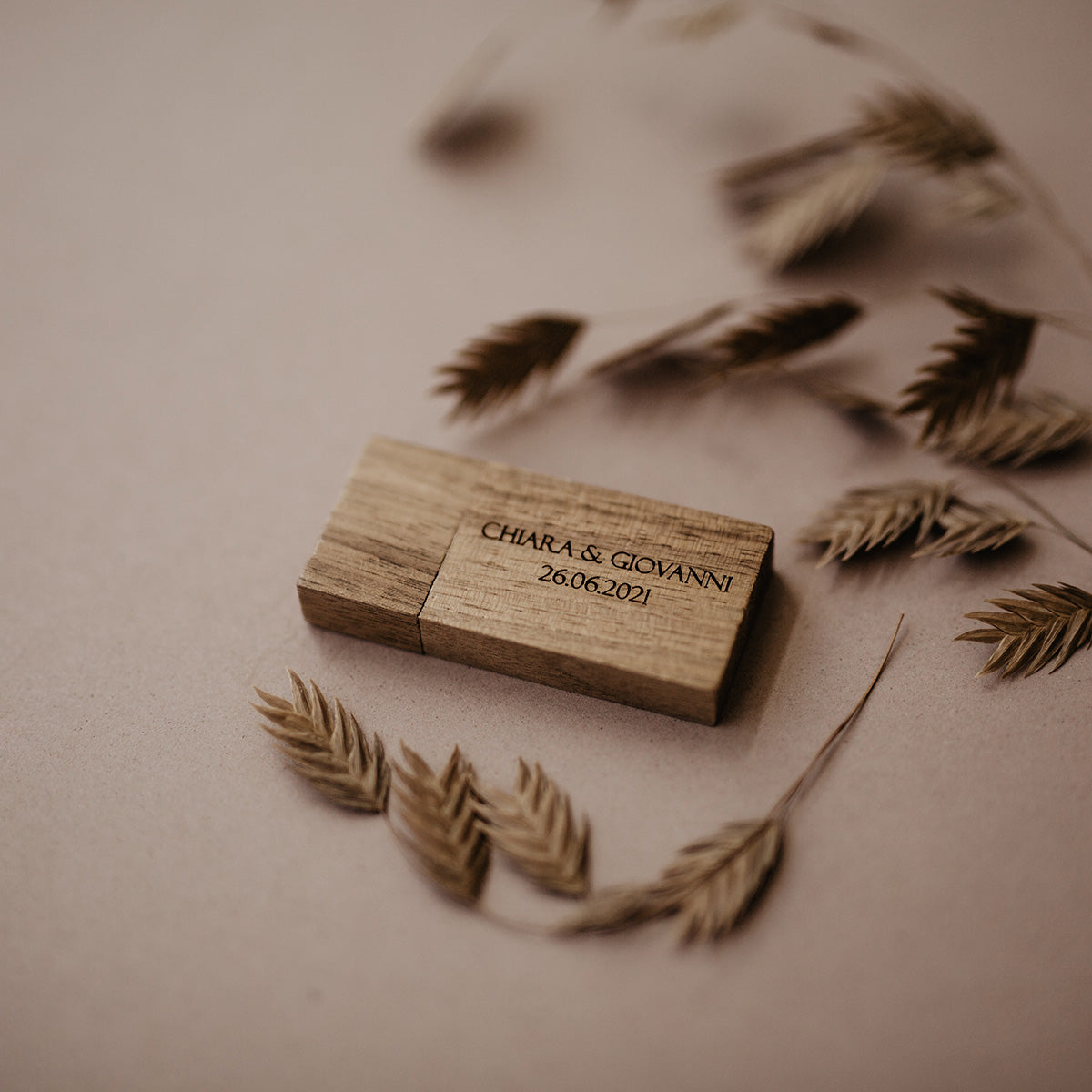 3.0 Wide wooden  USB
