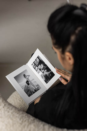 4x6 light gray matted photo album