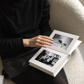 4x6 White matted photo album