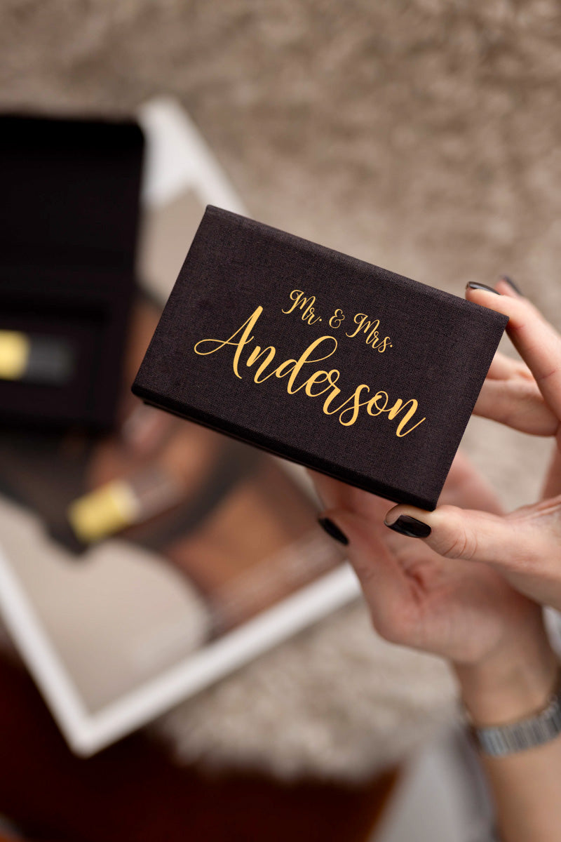 Midnight fabric USB box