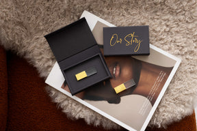 Navy Blue fabric USB box