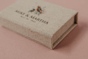 Vintage fabric USB box