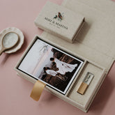 4x6 Vintage fabric photo box