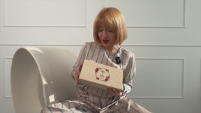 6x8 Latte velvet photo box