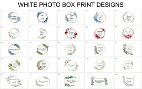 6x8 White fabric photo box